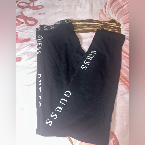 Guess Black Logo Leggings - Picture 8 of 8